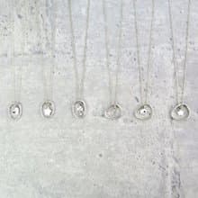 刻字訂製 自然系 石 Stone-直 925純銀墬/項鍊
