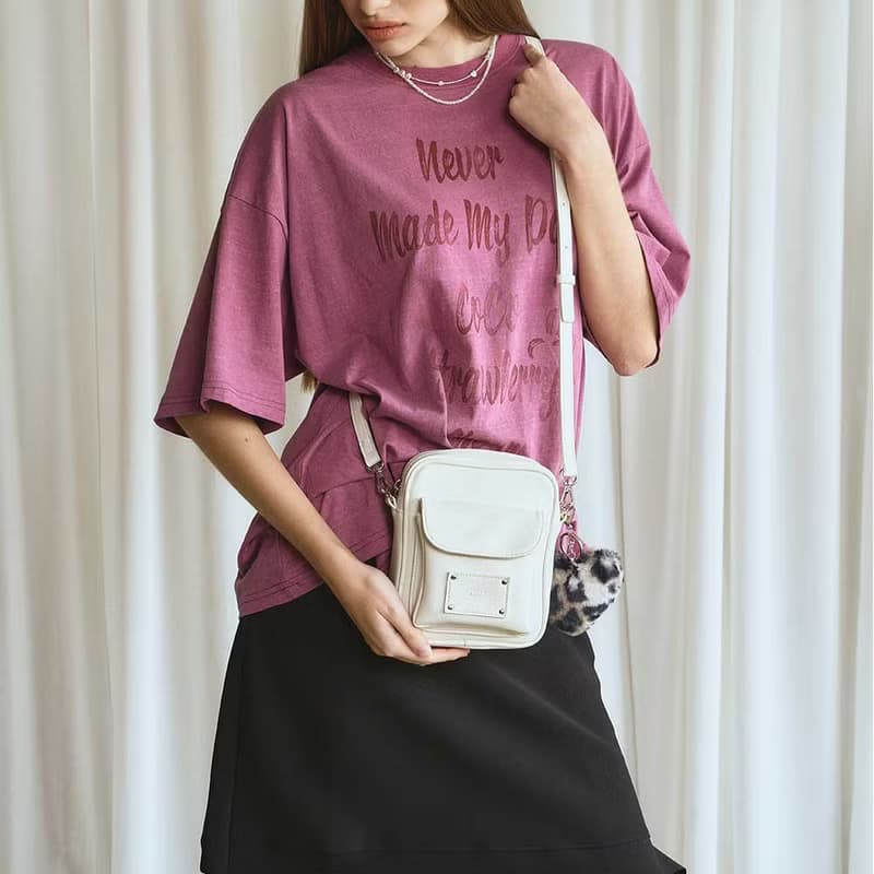 韓國製 MUR RIFF 手袋/單肩包/手提袋 Cream