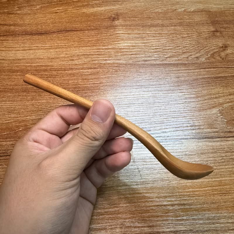 手刻甜點匙/茶匙 II-圓柄