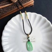 翡翠佛心 靜守內在的平靜 禪 悟道 感悟人生 項鍊 禮物 長輩禮