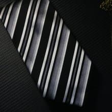 真絲商務系列領帶黑白配簡約精英necktie