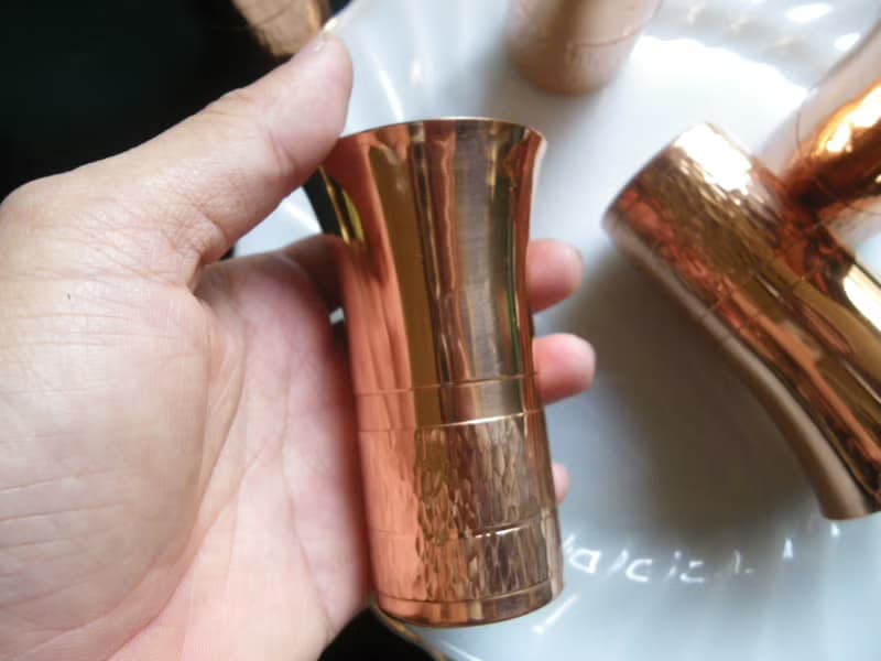 【老時光 OLD-TIME】早期紅銅調酒杯