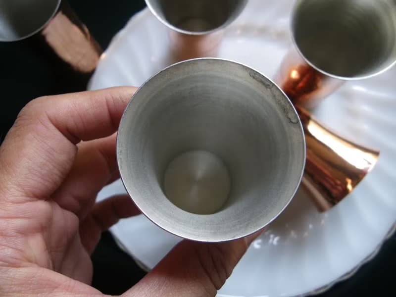 【老時光 OLD-TIME】早期紅銅調酒杯