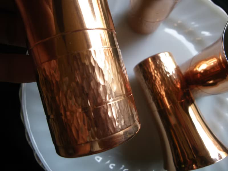 【老時光 OLD-TIME】早期紅銅調酒杯