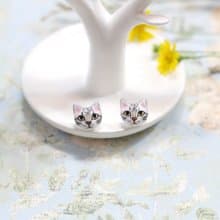 American Shorthair cat Earrings, Cat Stud Earrings, cat lover gifts