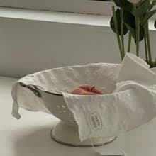 White Flower Kitchen Cloth