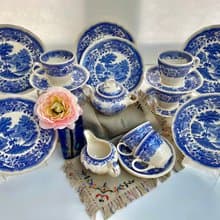 Villeroy & Boch Burgenland Blue 陶瓷咖啡具 德國產 停產商品