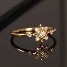 18K金鑽石銀河戒指 The Diamond Galaxy Ring