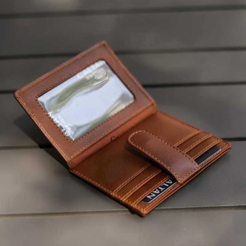 【24hr快速出貨】扣式多層卡片夾-075024 三色