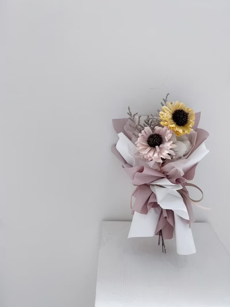 Flora Flower乾燥花束-太陽花的祝福(S)