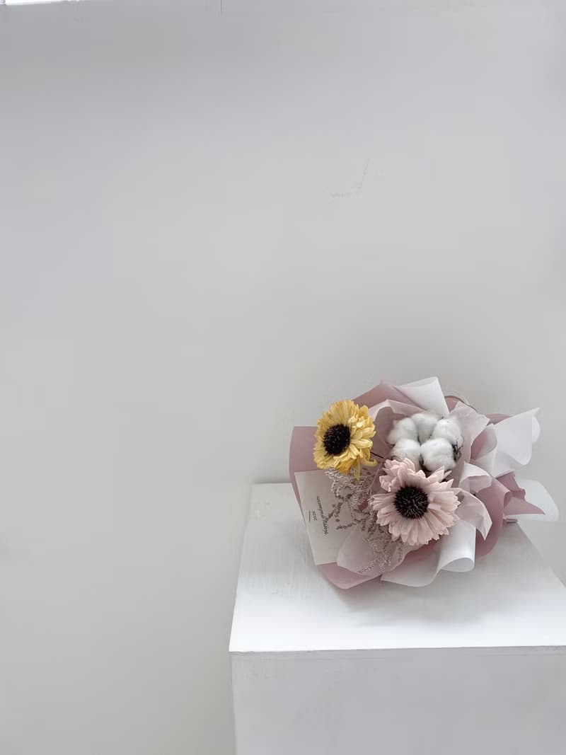 Flora Flower乾燥花束-太陽花的祝福(S)