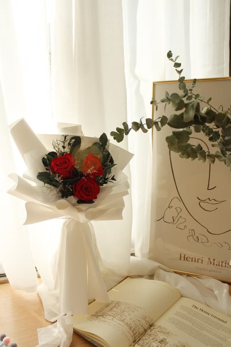 厄瓜多永生玫瑰/情人節花束