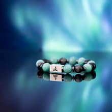 【極幽】 |  孔雀石 | 鷹眼石 | 水晶手鍊