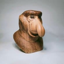 Sculpture Proboscis monkey