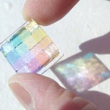 【Rainbow】幸せガラス(しあわせ【幸】)お守り【受注制作】