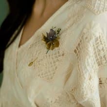 乾燥花落秋別針 Paulina Pin