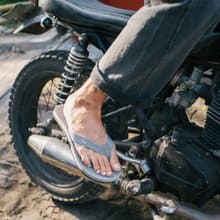 【春夏新品】indosole 環保拖鞋 Easy Living  山岩灰 男