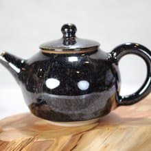 【送禮好物】200ml 天目釉 手工茶壺 鶯歌名家葉敏祥手作