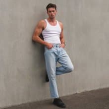 北歐極簡 - 2入組 - 貼身舒適經典有機棉坦克背心 / 內衣 男(白)