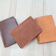 直式短夾 直式短夾零錢包 真皮全手縫