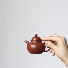 送禮紫砂壺茶壺小掇球 全手工 95cc 原矿30目老朱泥  成型难 水色