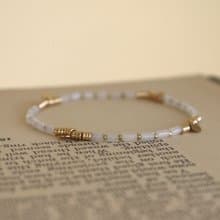 手環 白玉 天然石 - 下個階段 -