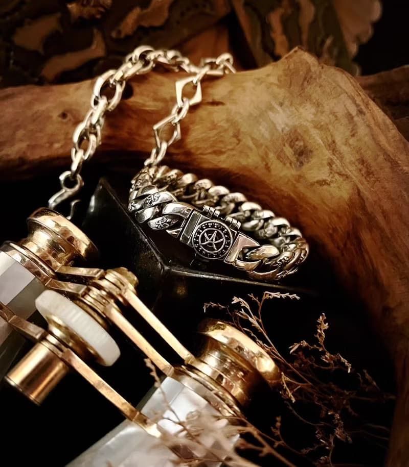 【圖騰系列】古巴手鍊/純銀/黑曜石