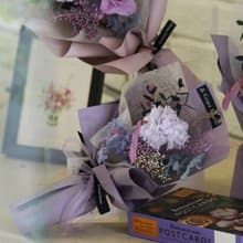 【頂級浪漫】永生康乃馨單隻小花束/母親節花禮/祝賀花束