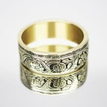 India Coin Ring British George V King Emperor 1 Rupee 1921 (Replica) coin rings