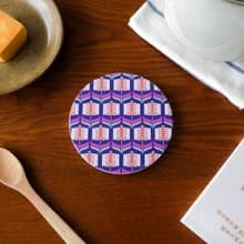 【錦源興】國宅陶瓷吸水杯墊 l 底部防滑 鶯歌陶瓷製 禮物 新居