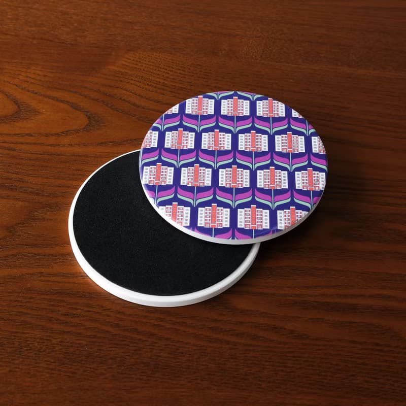 【錦源興】國宅陶瓷吸水杯墊 l 底部防滑 鶯歌陶瓷製 禮物 新居