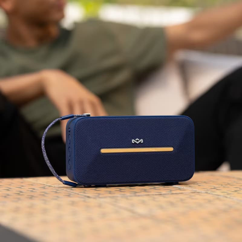 Marley Rise Up Solar 太陽能攜帶型防水藍牙喇叭 靛藍色