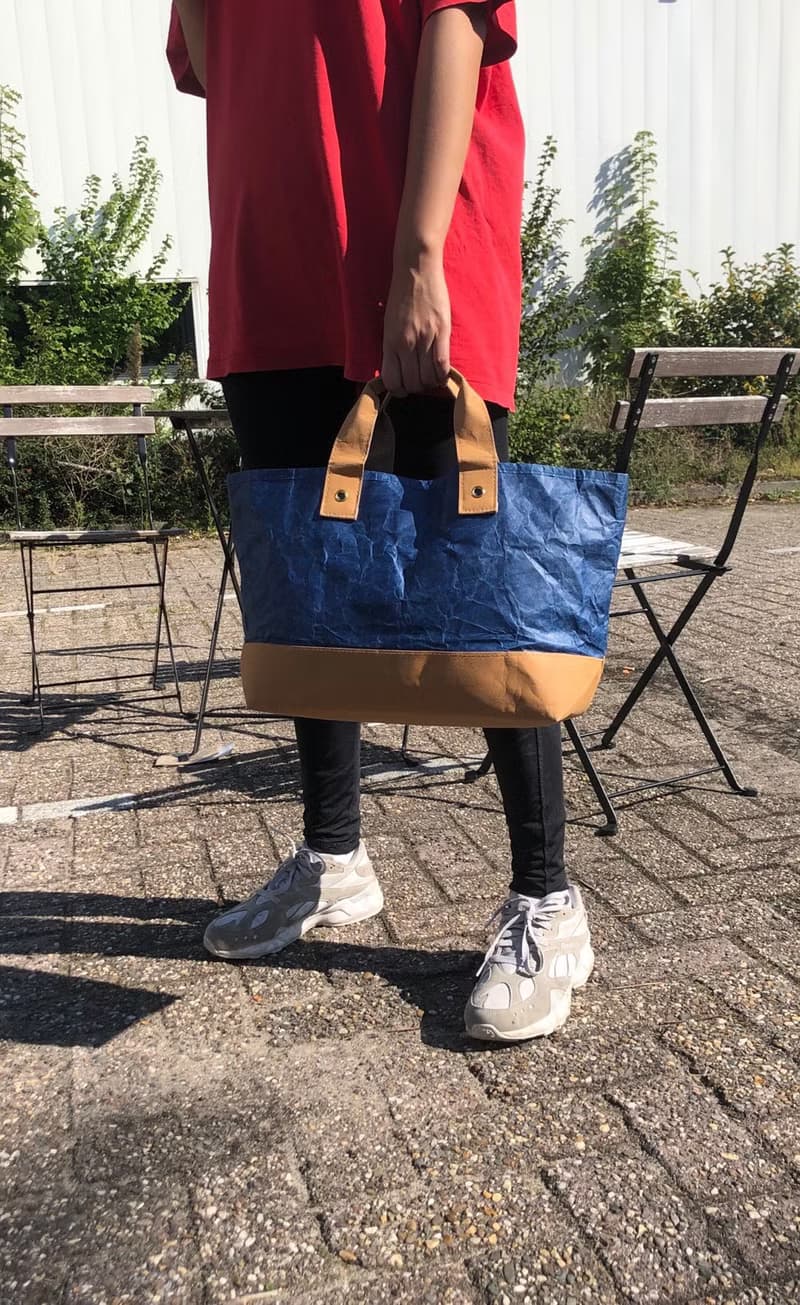 Flybag特別版藍色托特包