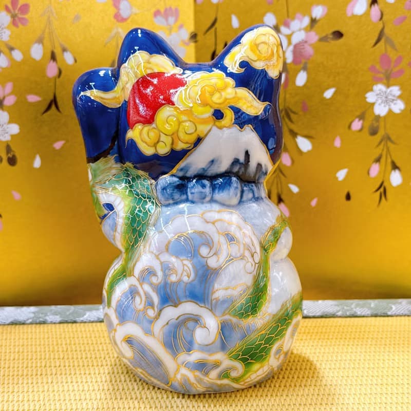 【嶽龍開運】日本清水燒招財貓 | 富士升龍