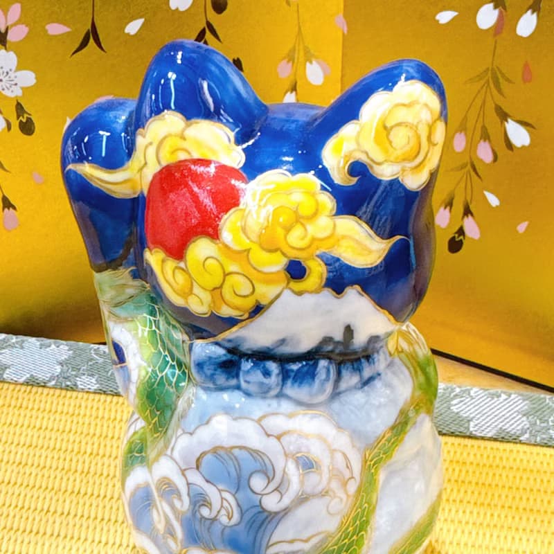 【嶽龍開運】日本清水燒招財貓 | 富士升龍
