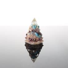 【情人節禮物】粉色金箔愛戀聖誕樹-奧剛能量樹/寶石樹/水晶礦石