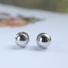 14K 金圓球耳扣耳環
