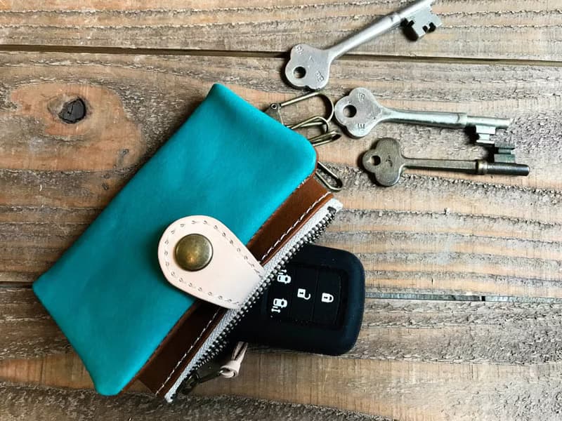 POCKET　さわやかで大人っぽいチョコミント　ポケットプランプキーケース　スマートキーOK　PPK-TBW-W