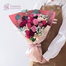 幸福紅溫柔花束
