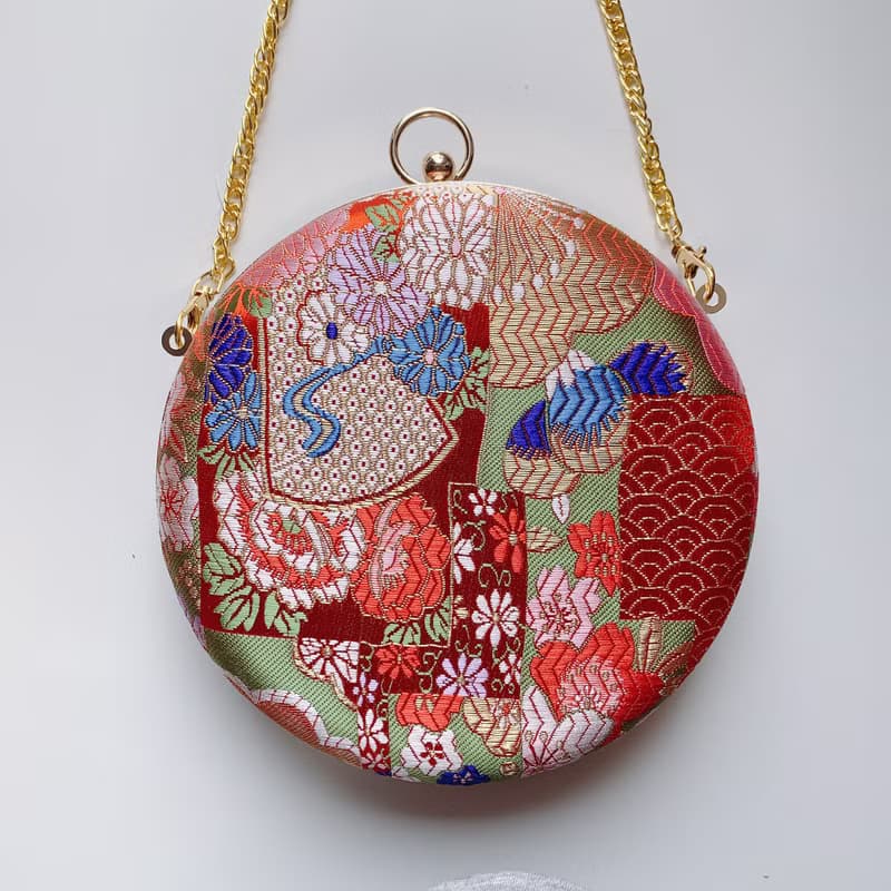 和風瑰麗小圓包 - 可手拿 / 斜揹/ 婚禮姊妹禮物