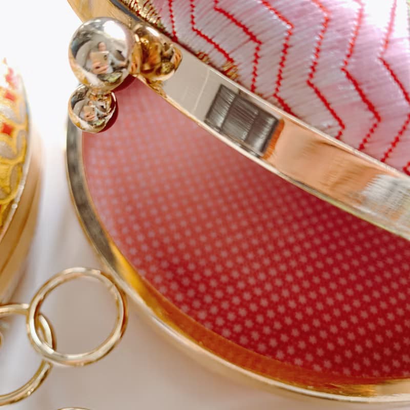 和風瑰麗小圓包 - 可手拿 / 斜揹/ 婚禮姊妹禮物