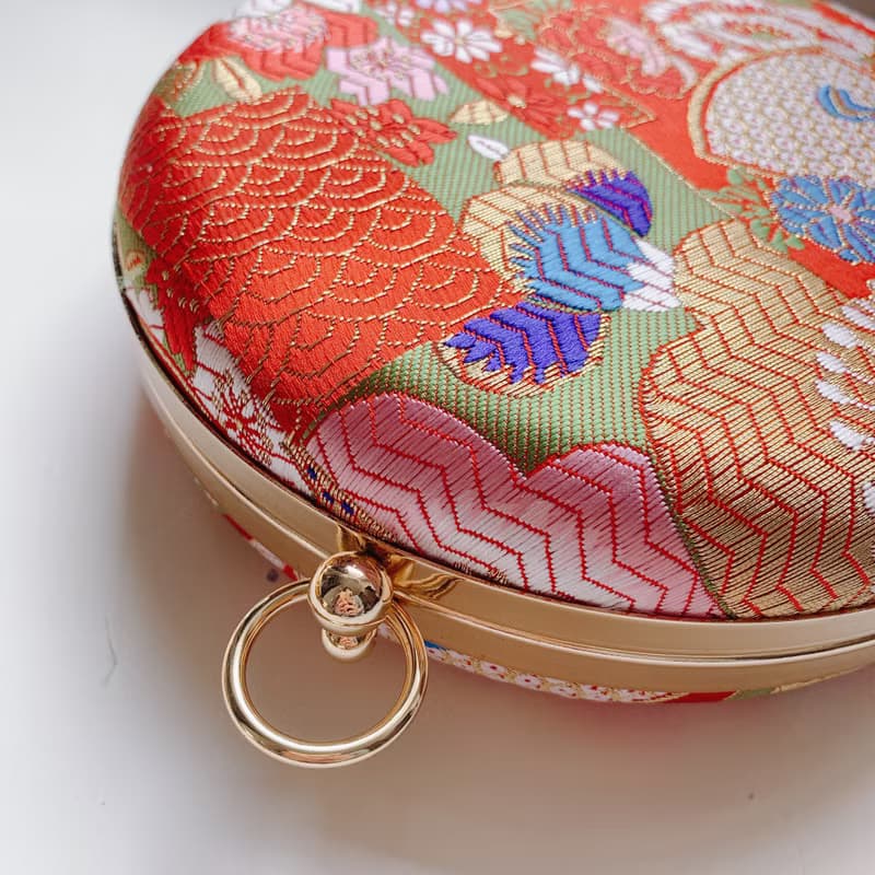 和風瑰麗小圓包 - 可手拿 / 斜揹/ 婚禮姊妹禮物
