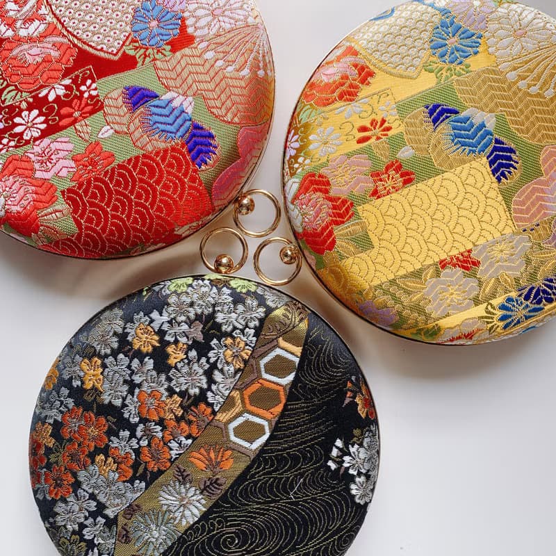 和風瑰麗小圓包 - 可手拿 / 斜揹/ 婚禮姊妹禮物