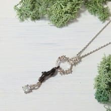 ピューマペンダント　ブラックプレーテッド