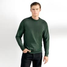 北歐極簡 - Sweatshirt 經典有機棉衛衣 2.0 - 森林綠