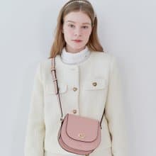 韓國JERRY BAG | 粉色 | 圓角袋 | 側背包 斜孭袋