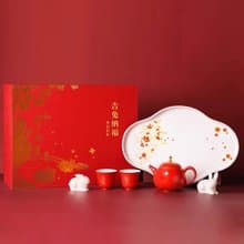 北京故宮博物院 吉兔納福茶具套裝 禮品 伴手禮