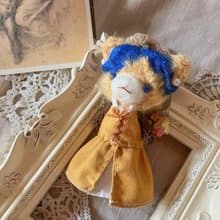 あみぐるみドール【真珠の耳飾りの少女】ねこさんのミニドール