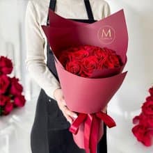 切爾西安娜玫瑰鮮花花束