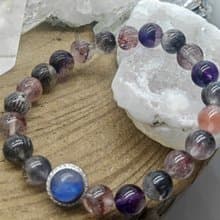 天然超級七水晶|藍線銀|水晶|手工製